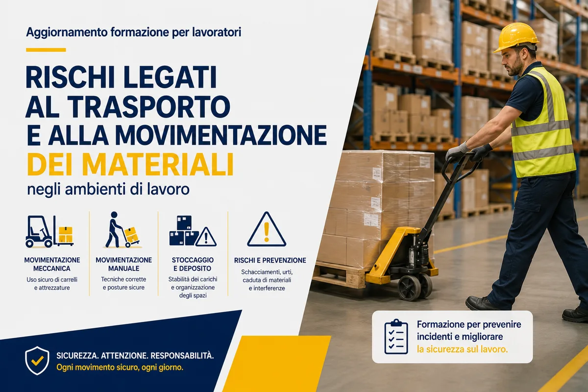 Rischi Legati al Trasporto e alla Movimentazione dei Materiali negli Ambienti di Lavoro
