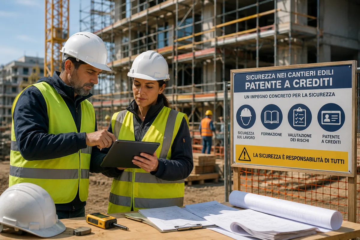 Aggiornamento formazione per datori di lavoro RSPP del settore costruzioni. Sicurezza e patente a crediti nei cantieri edili