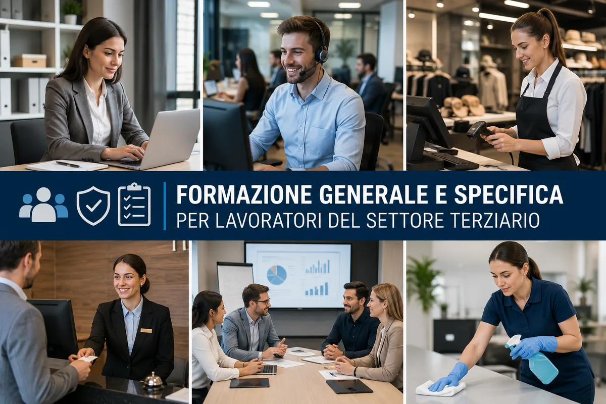 Formazione generale e specifica per lavoratori del SETTORE TERZIARIO