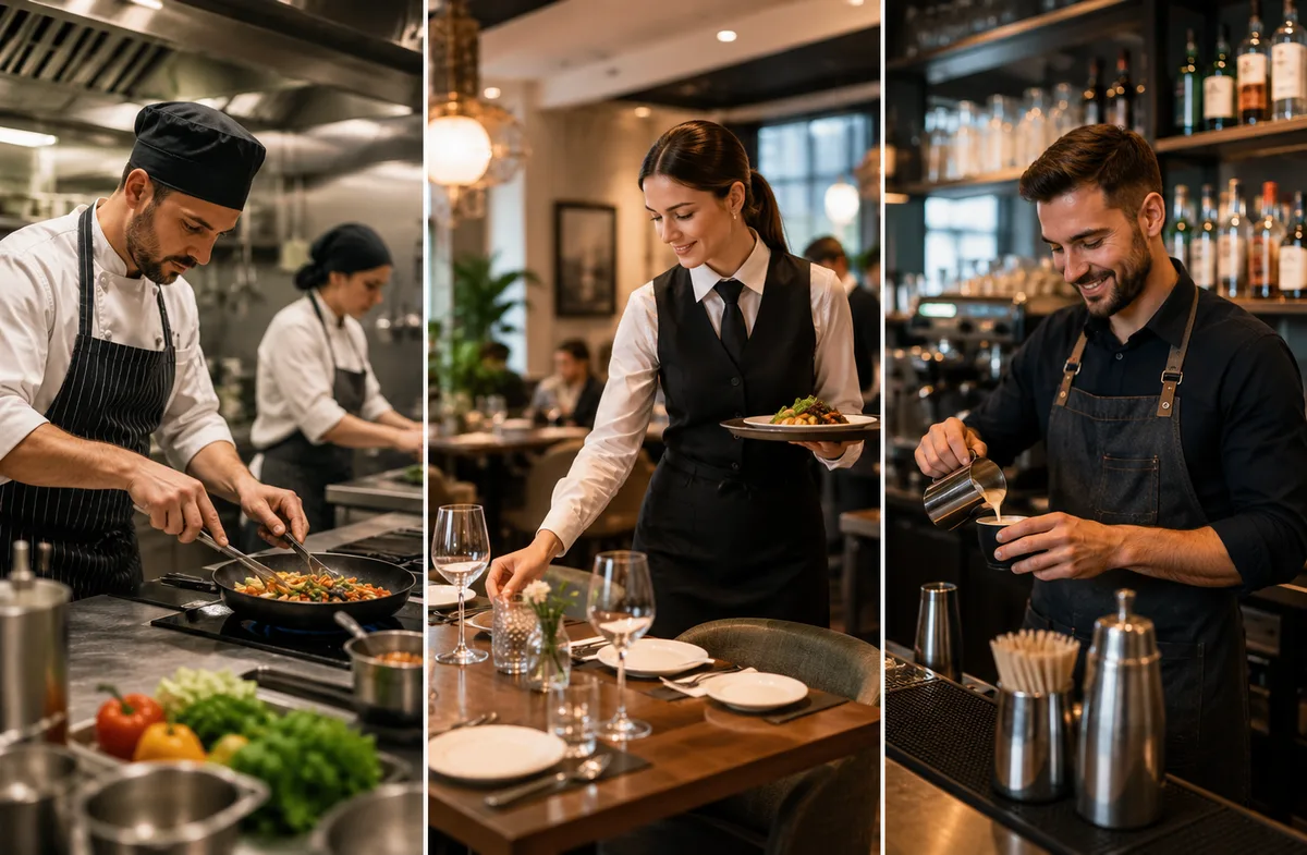 Formazione generale e specifica per lavoratori HORECA: cucina, sala e bar