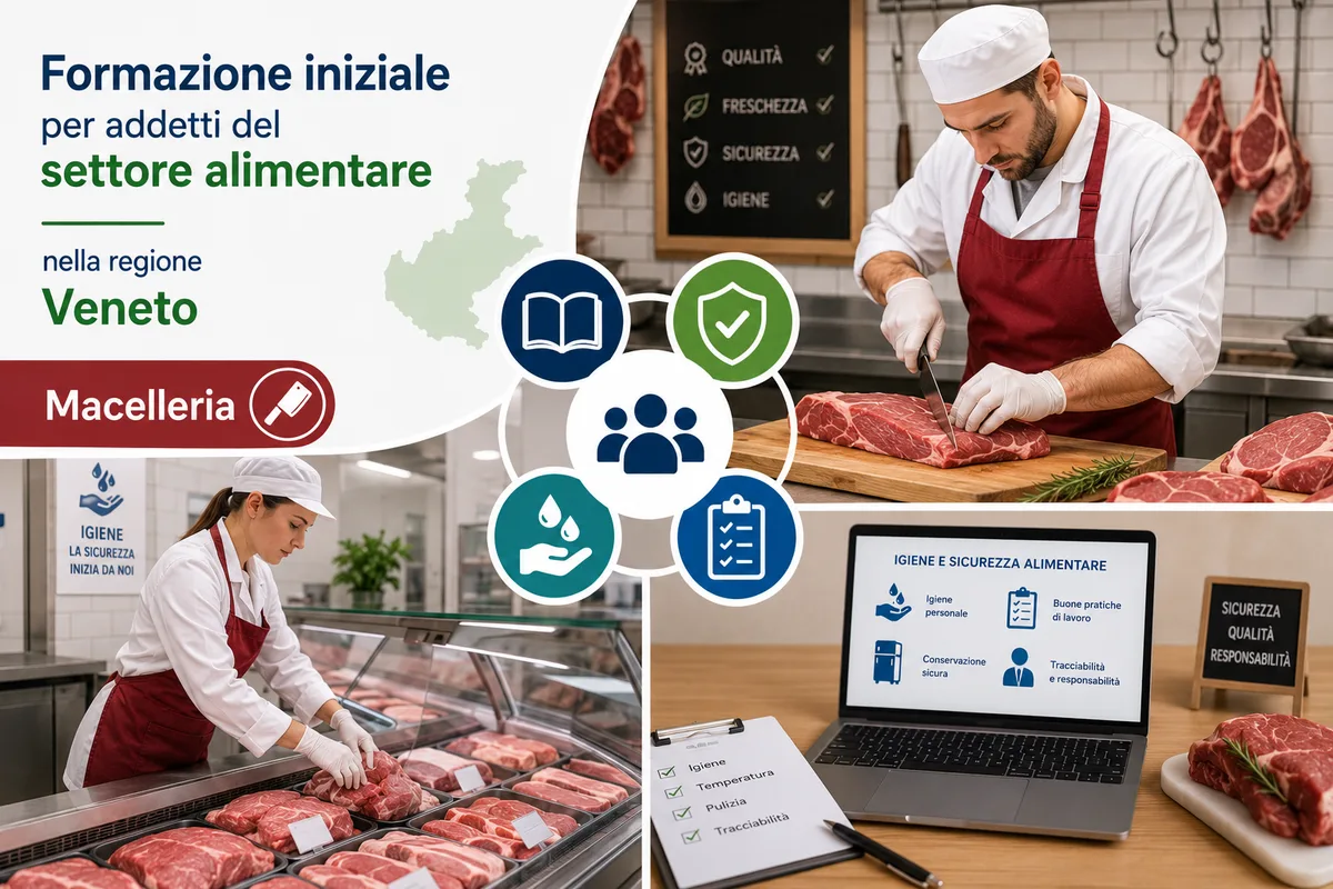 Formazione iniziale per addetti del settore alimentare nella regione Veneto - Macelleria
