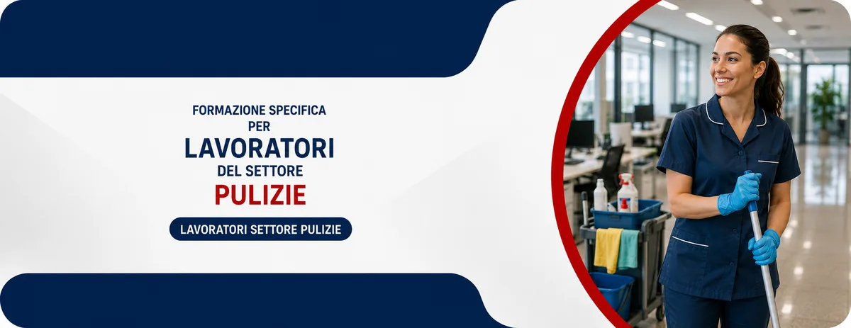 Formazione specifica per lavoratori del settore pulizie