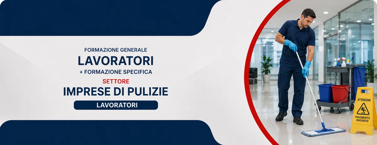 Formazione generale e specifica per lavoratori del settore imprese di pulizie