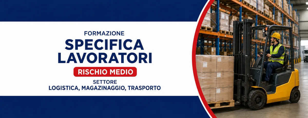 Formazione Specifica Lavoratori - Rischio MEDIO - in Presenza