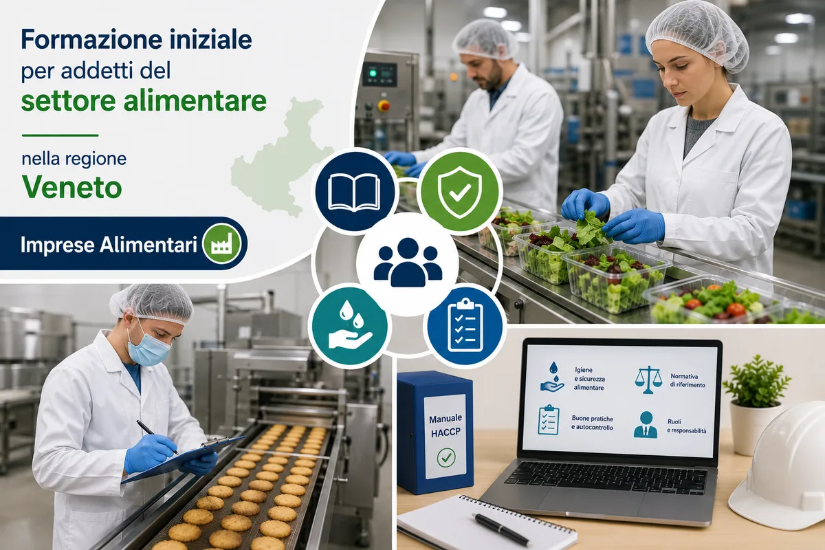 Formazione iniziale per addetti del settore alimentare nella regione Veneto - Imprese Alimentari
