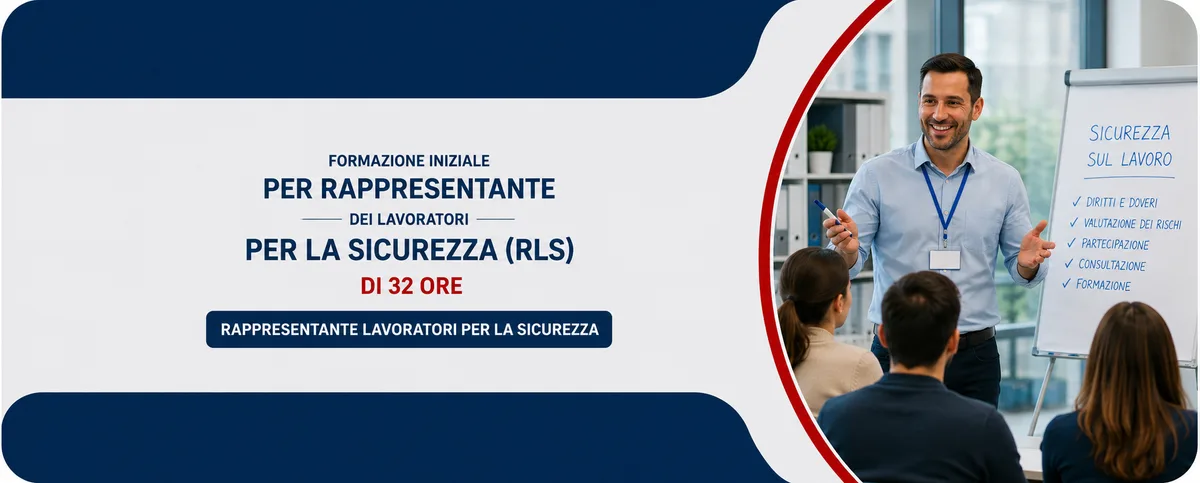 Formazione iniziale per Rappresentante dei Lavoratori per la Sicurezza (RLS) di 32 ore