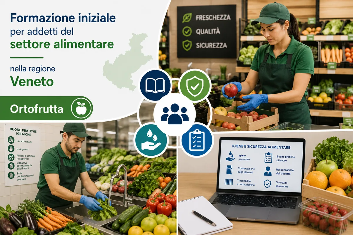 Formazione iniziale per addetti del settore alimentare nella regione Veneto - Ortofrutta