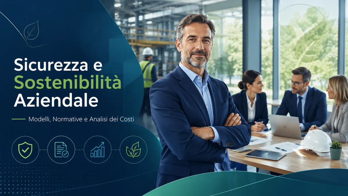 Aggiornamento formazione per dirigenti - Sicurezza e Sostenibilità Aziendale: Modelli, Normative e Analisi dei Costi
