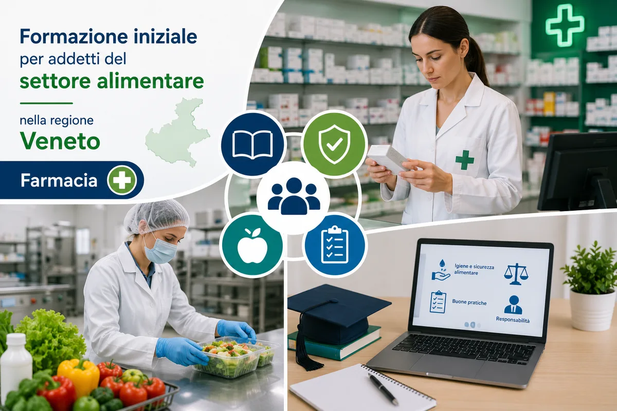 Formazione iniziale per addetti del settore alimentare nella regione Veneto - Farmacia