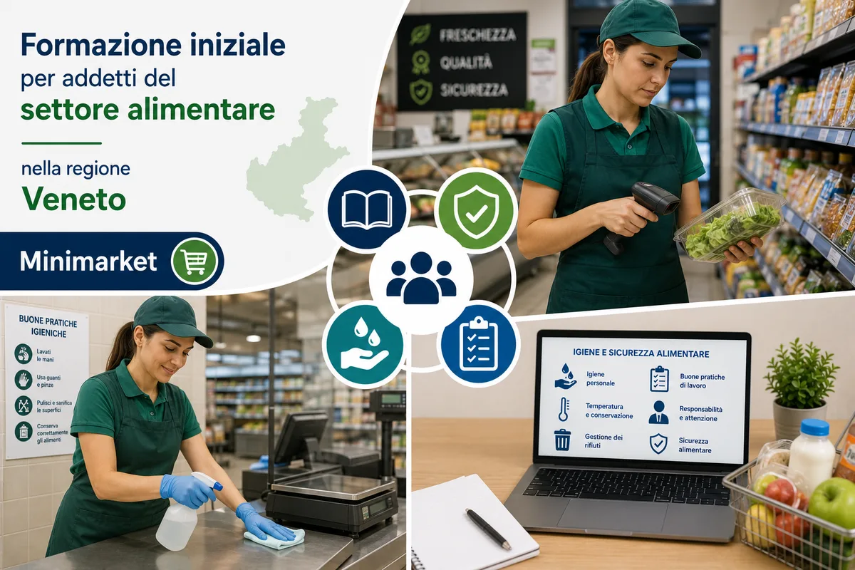 Formazione iniziale per addetti del settore alimentare nella regione Veneto - Minimarket