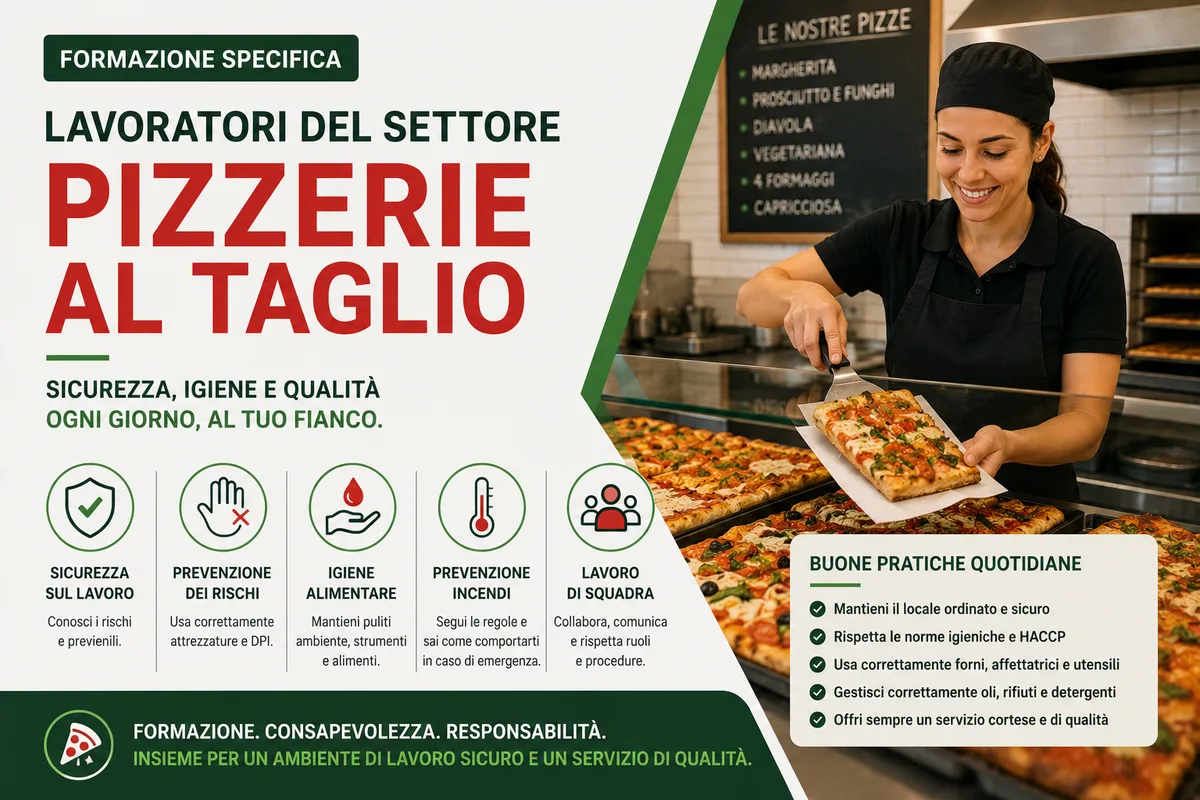 Formazione specifica per lavoratori del settore ristoranti
