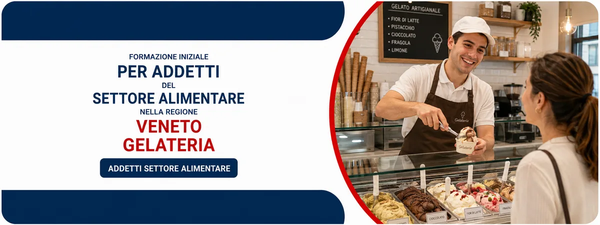 Formazione iniziale per addetti del settore alimentare nella regione Veneto - Gelateria