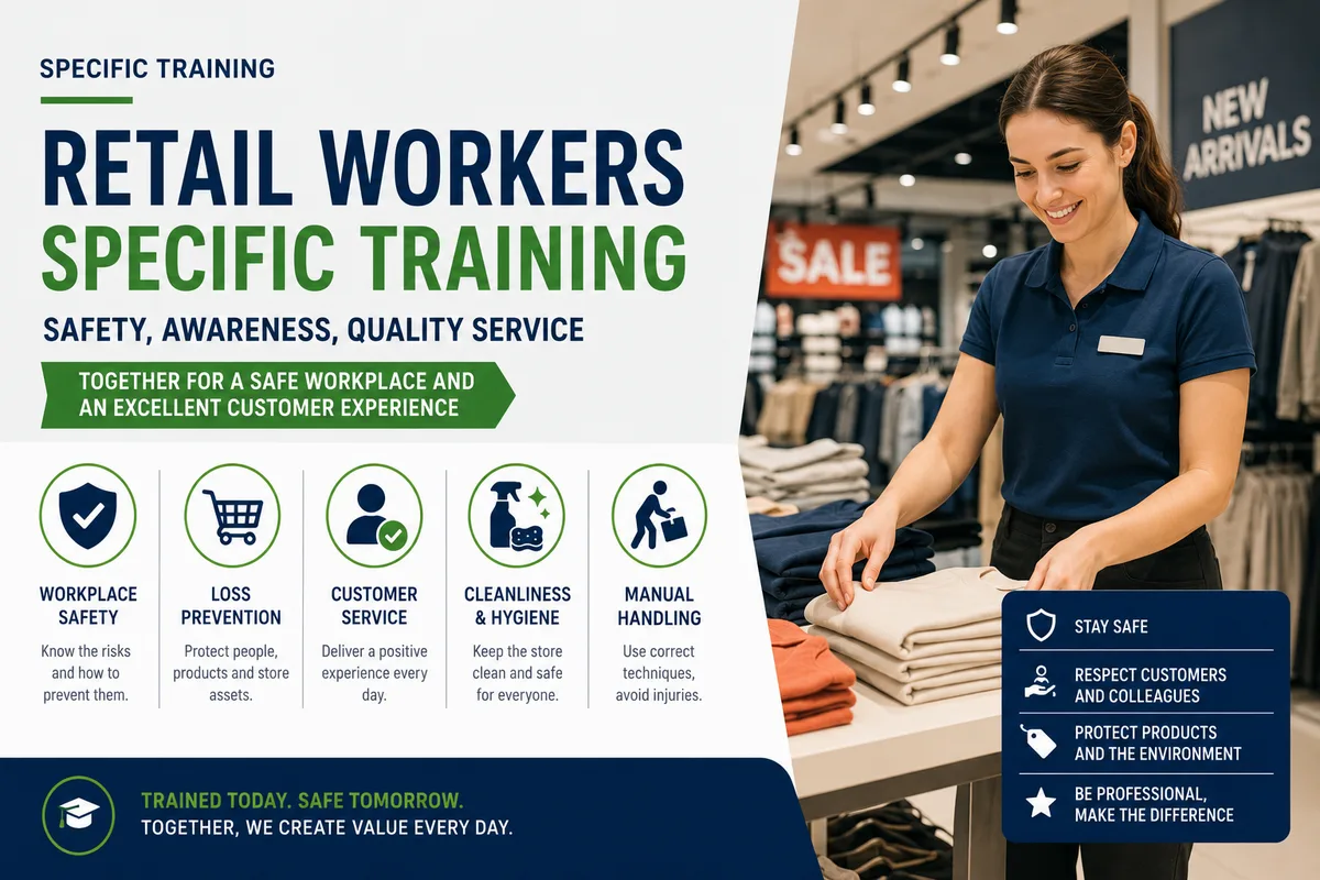Formazione specifica per lavoratori del settore retail (in lingua inglese)