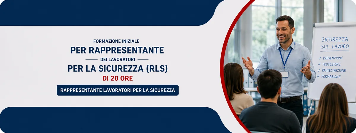 Formazione iniziale per Rappresentante dei Lavoratori per la Sicurezza (RLS) di 20 ore