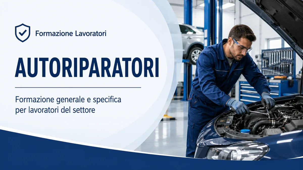 Formazione generale e specifica per lavoratori del settore autoriparatori