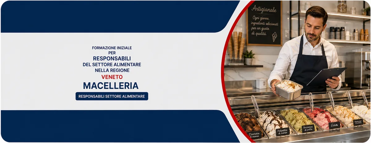 Formazione iniziale per responsabili del settore alimentare nella regione Veneto - Macelleria