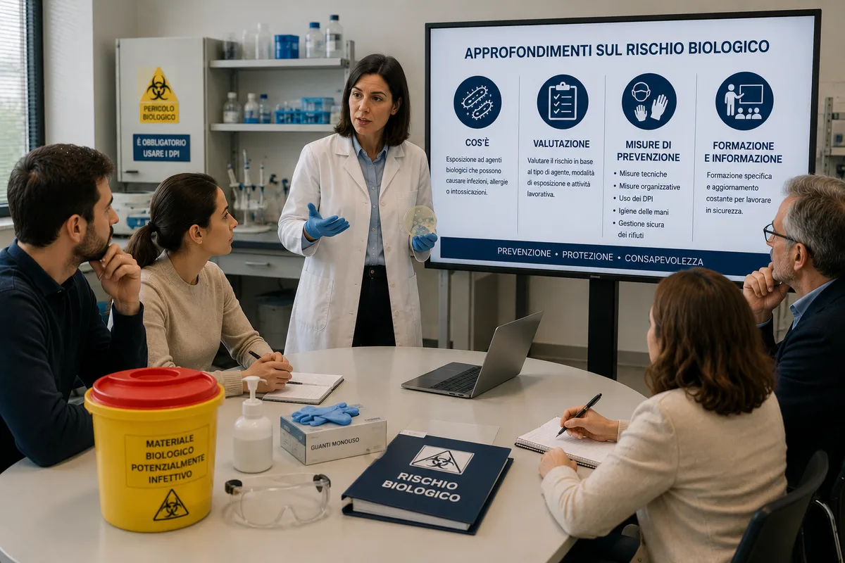 Aggiornamento formazione per datori di lavoro RSPP. Approfondimenti sul rischio biologico.