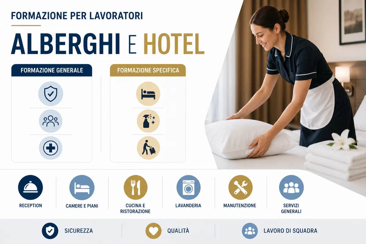 Formazione generale e specifica per lavoratori del settore alberghi e hotel